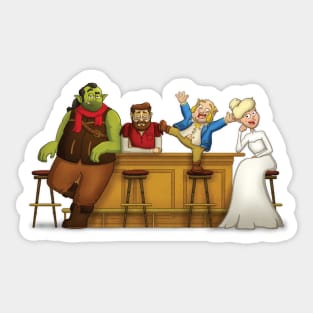 SitcomD&D Characters Sticker